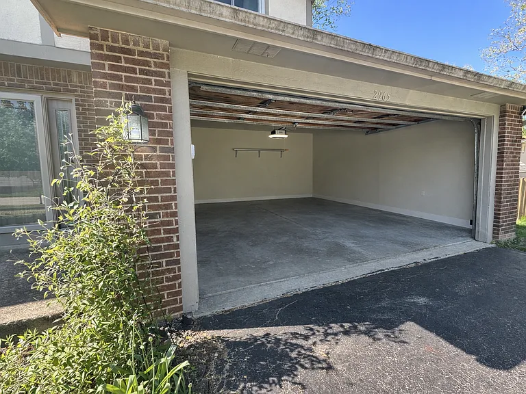 Two-car garage