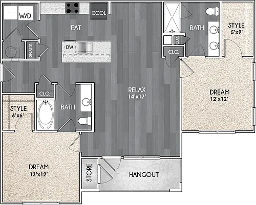 Floor plan B1