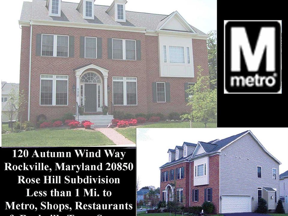 Less than 1 Mile to Rockville Metro Station