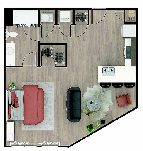 Floor plan Blue