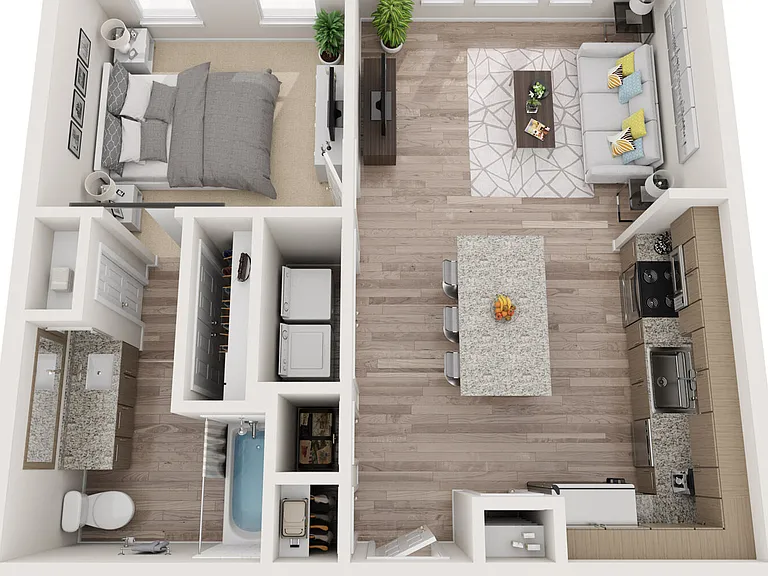 A1.160 floor plan Alamo Residences at Spurs Lane