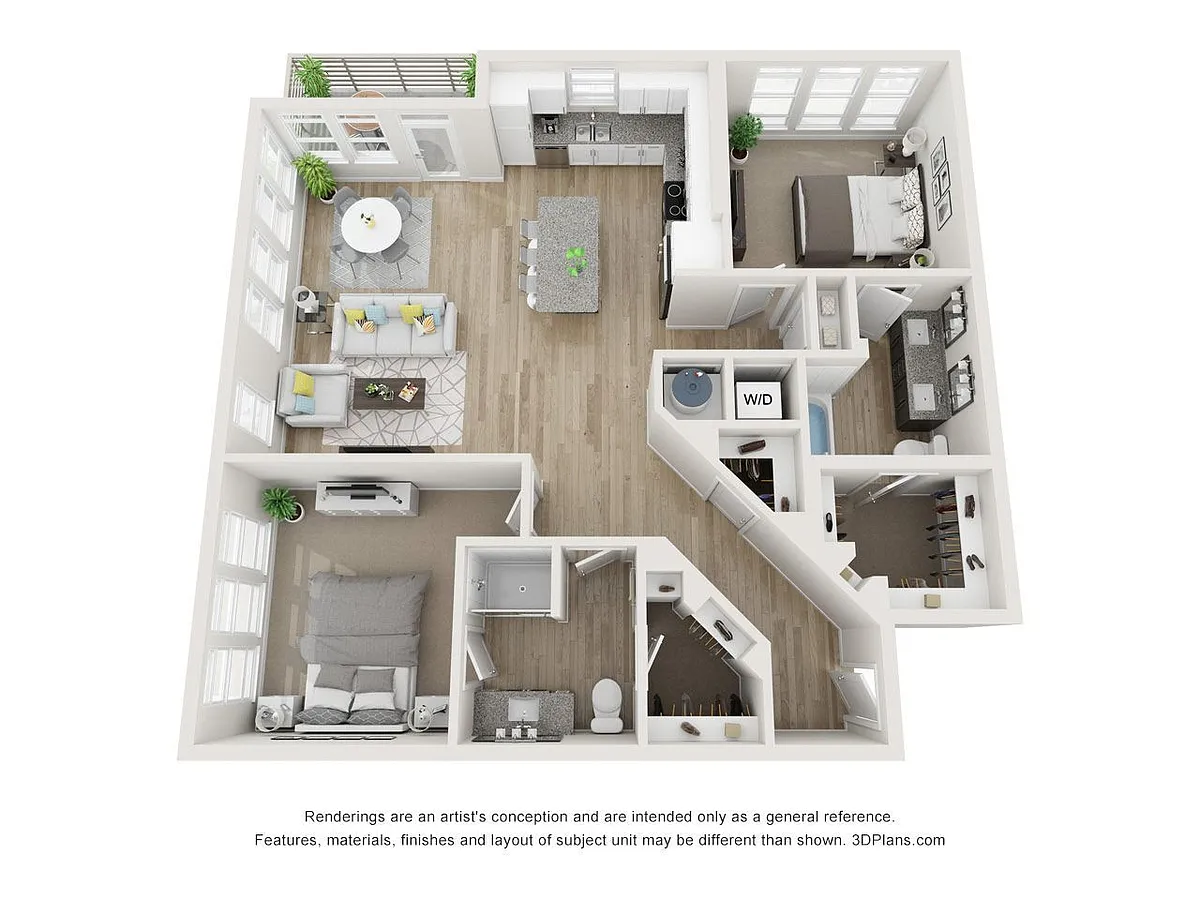 Floor plan The Halston
