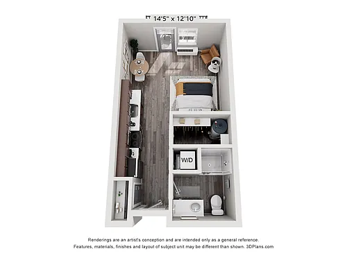 Floor plan Cedar (ADA)