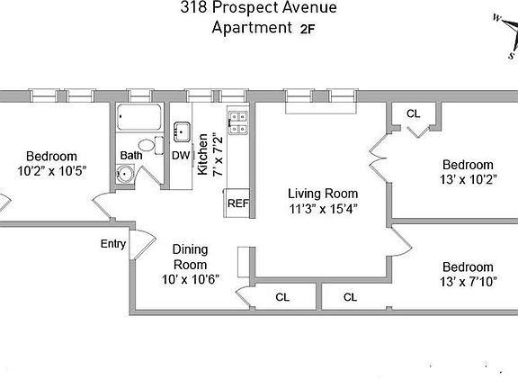 2nd image of 318 Prospect Ave APT 2F