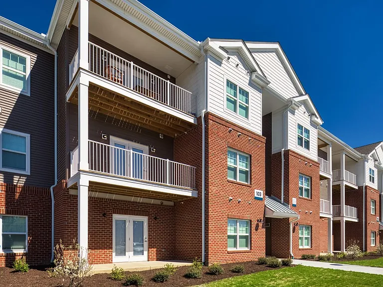 Apartment building exterior