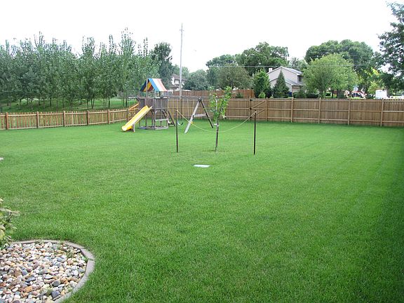 View of Fenced Portion of Back Yard