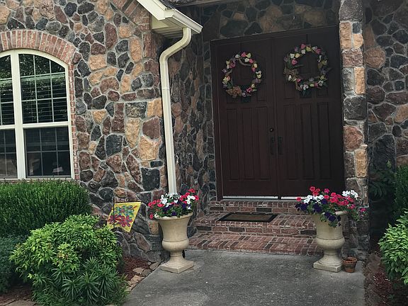 Large solid wood front doors