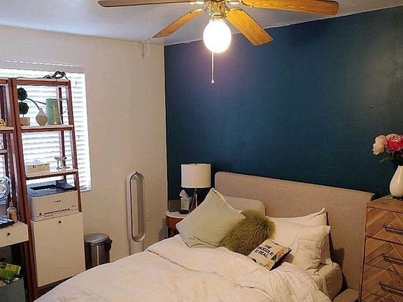 Big downstairs bedroom.