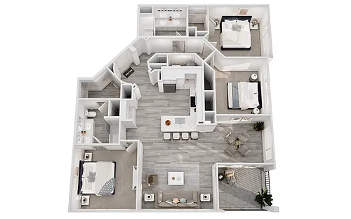 Floor plan C1 ANSI