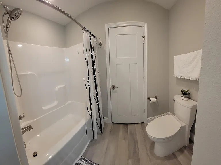 Guest hallway bathroom