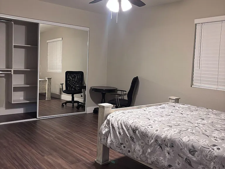 Second room-has a desk and office chair