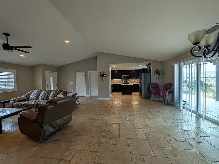 Open concept living space