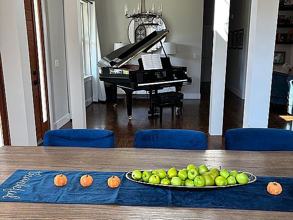Dining and Piano Rooms