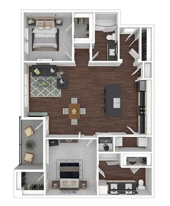 Floor plan B2-E