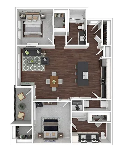 Floor plan B2-E