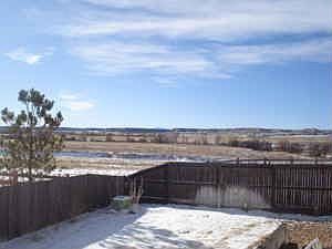 View from deck