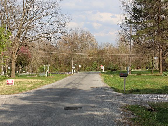 Facing east on Indian Dr.
