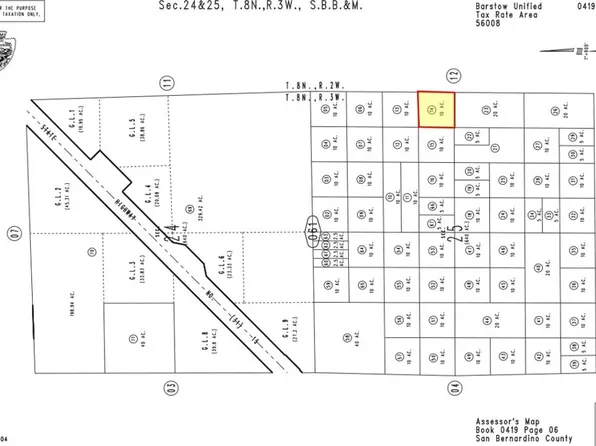 0 Stoddard Mountain Rd, Barstow, CA 92311