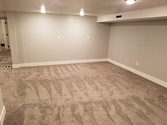 Downstairs remodeled family room