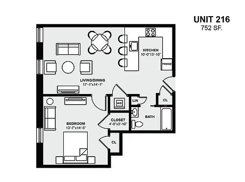 Floor plan 216