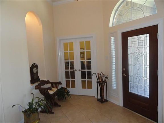  Beautiful Leaded Glass Door, French Doors to the Study and Art Niche