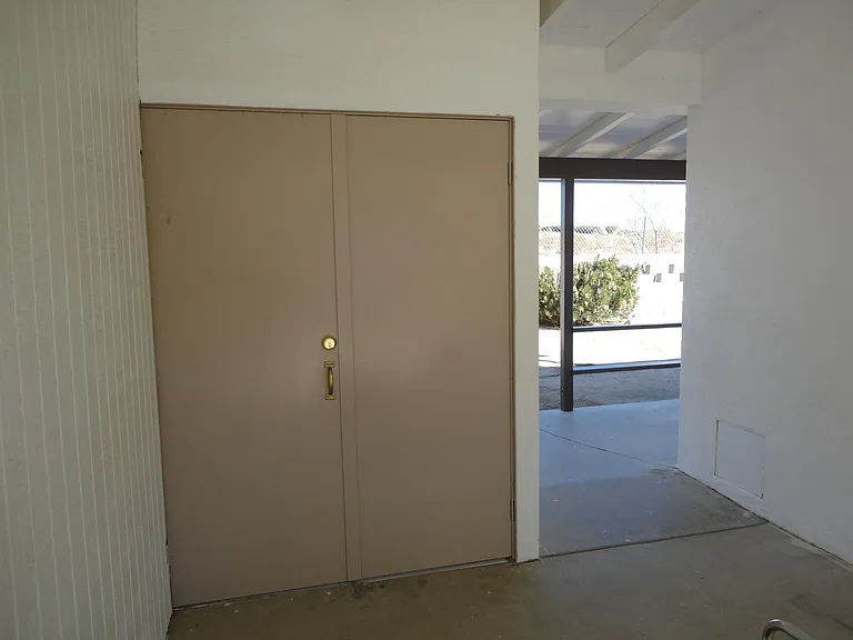 SECURE STORAGE IN CARPORT