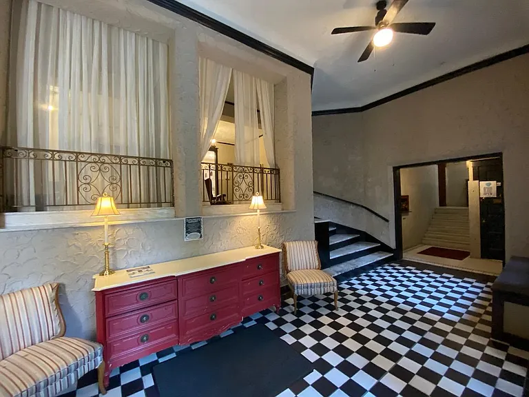 Lower lobby.