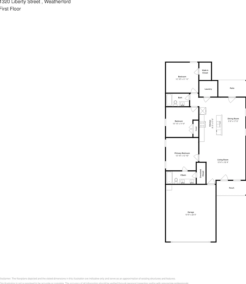 1320 Liberty Street Weatherford, TX 76086 — Photo 2