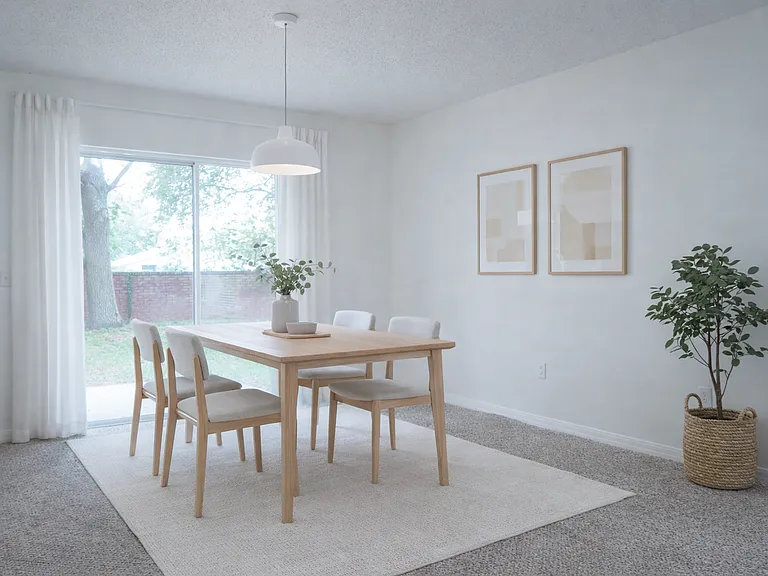 Staged Dining Room