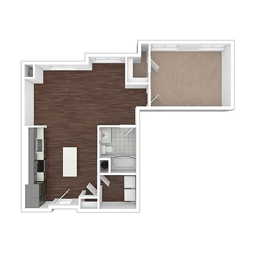 Floor plan 1H