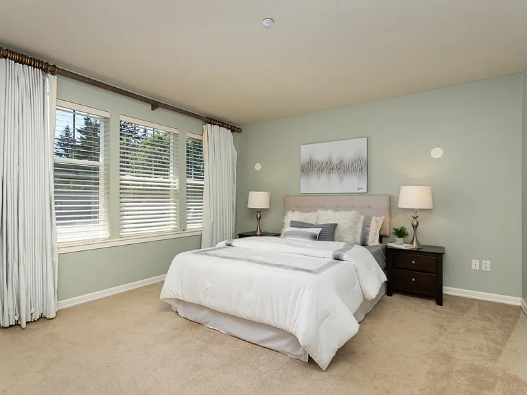 Primary suite with flood of light.