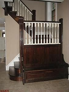 Open Spindled Staircase and Foyer