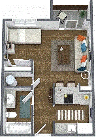 Floor plan Studio