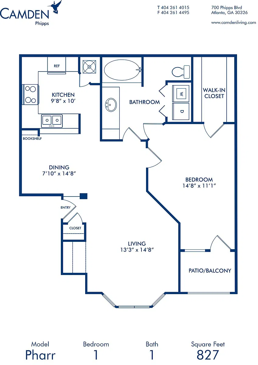 Floor plan Pharr
