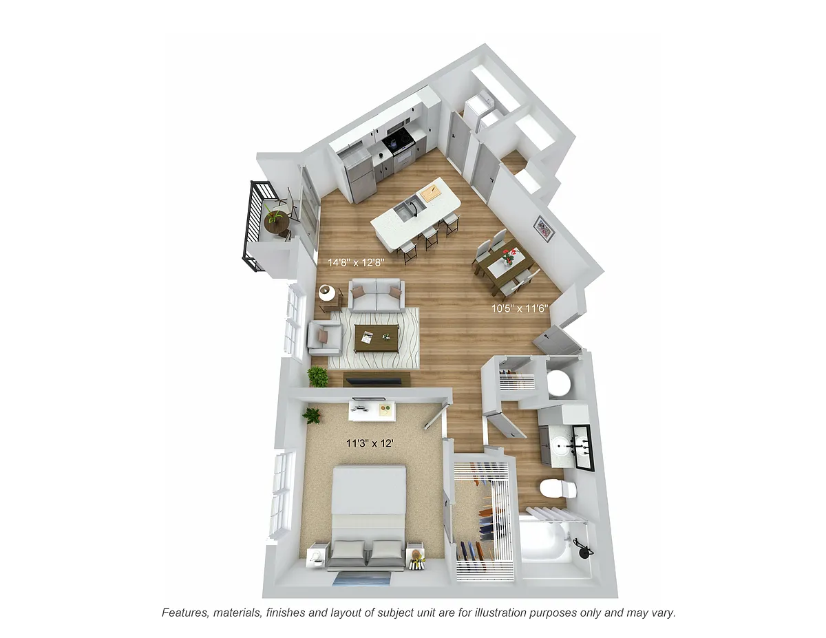 Floor plan Crossing 1.1