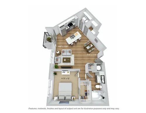 Floor plan Crossing 1.1
