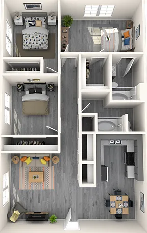 3 Bed, 2 Bath 3 Bed, 2 Bath