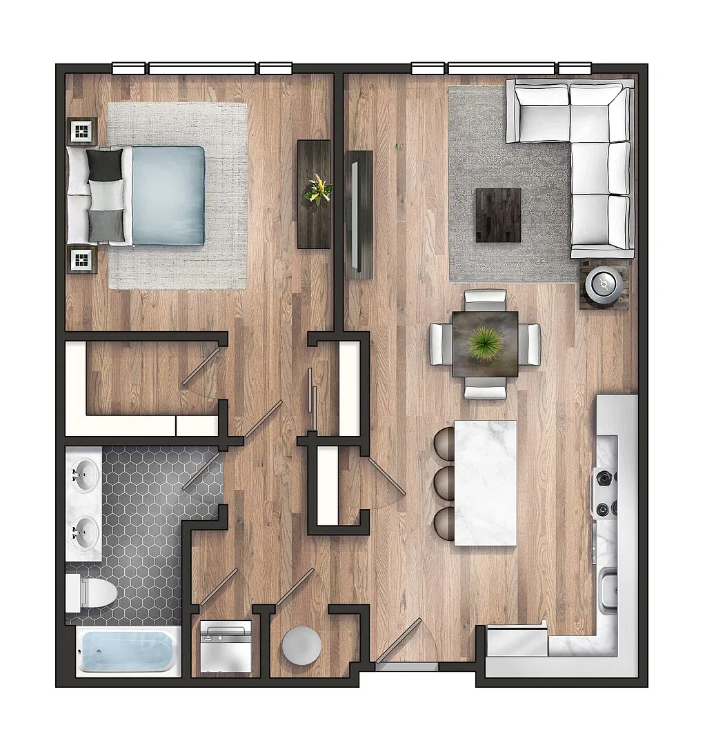 Floor plan B1