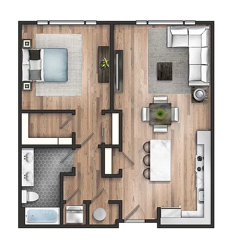 Floor plan B1