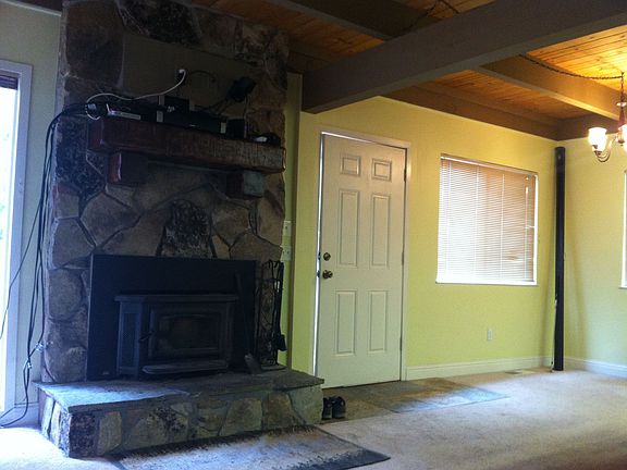 wood burning fire place