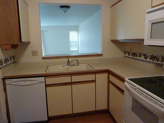 Kithchen opening to dining / living room