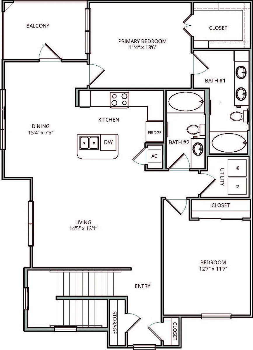 Floor plan B3