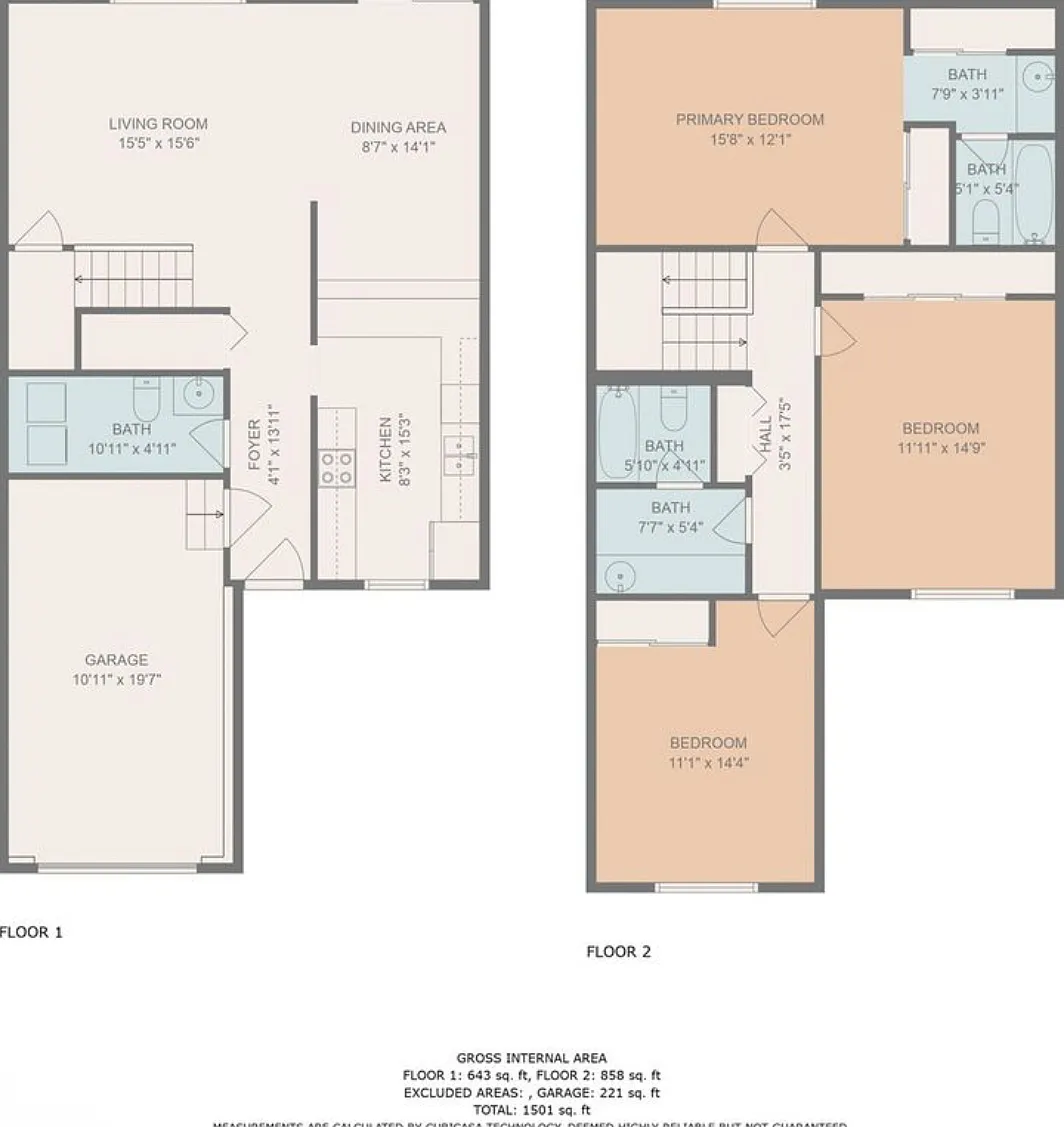 3 bed, 2.5 bath, 1610 sqft, $2,700 — Photo 2