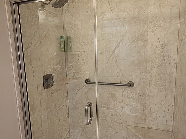 Master shower