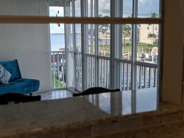 Charlotte harbor from the kitchen.