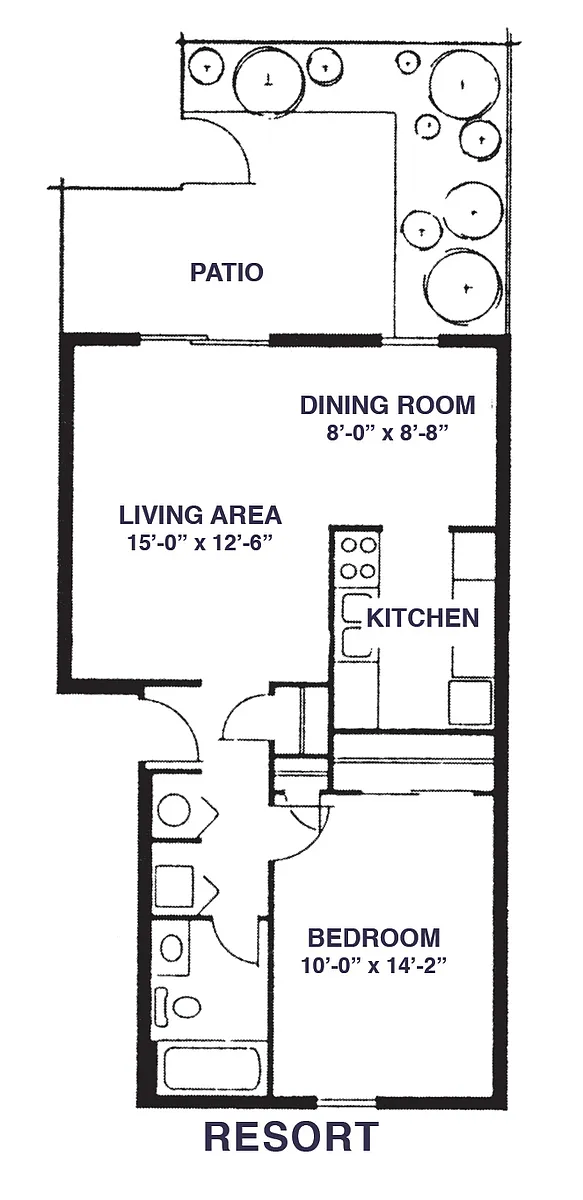 Floor plan Resort