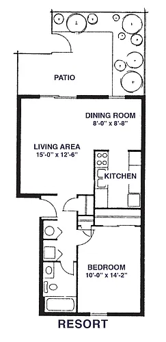 Floor plan Resort