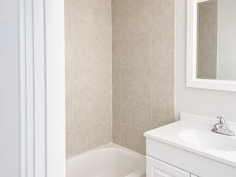 Modern master bathroom