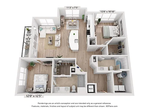Floor plan B3