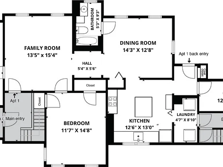 First floor layout